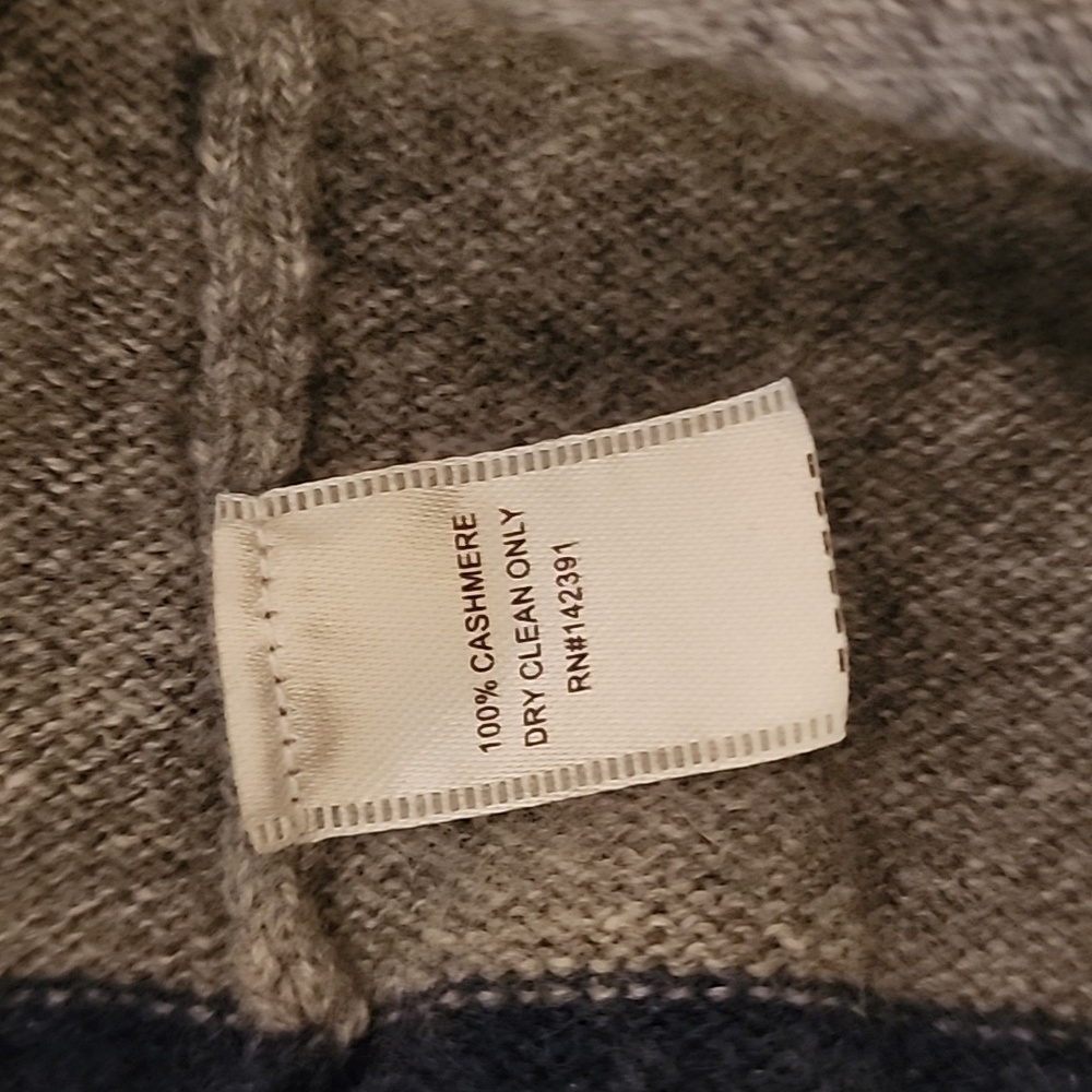 Project J Colorblock Cashmere Crew Neck Xl View 6